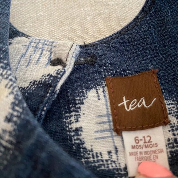 "TEA" Baby Girl Cute Dress with Underwear Size 6-12 Months - Picture 2 of 4